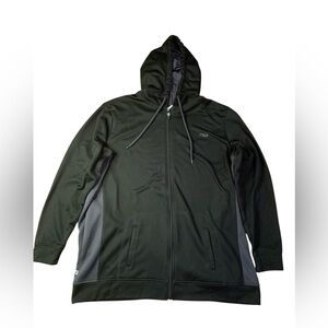 FILA Men’s Black & Grey Full Zip Performance Hoodie - Size 1XLT
